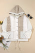 'Thea' Patchwork Long Sleeve Jacket - Celes Fashion